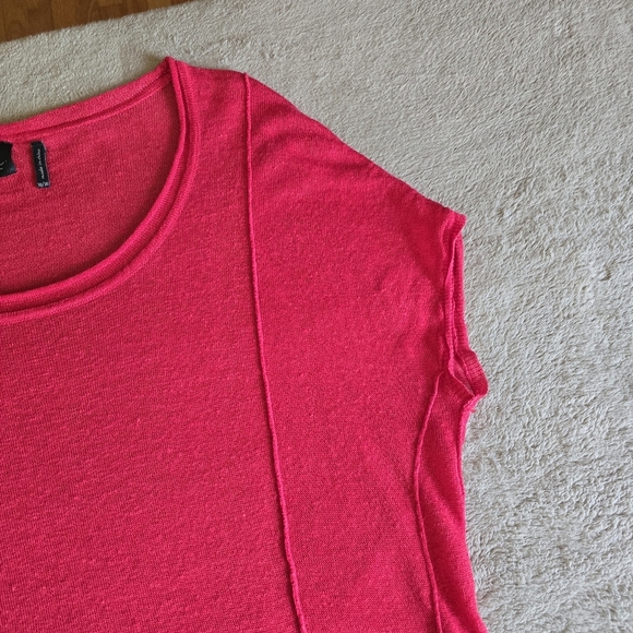 Line linen blend short sleeve lightweight sweater size medium - Picture 7 of 13